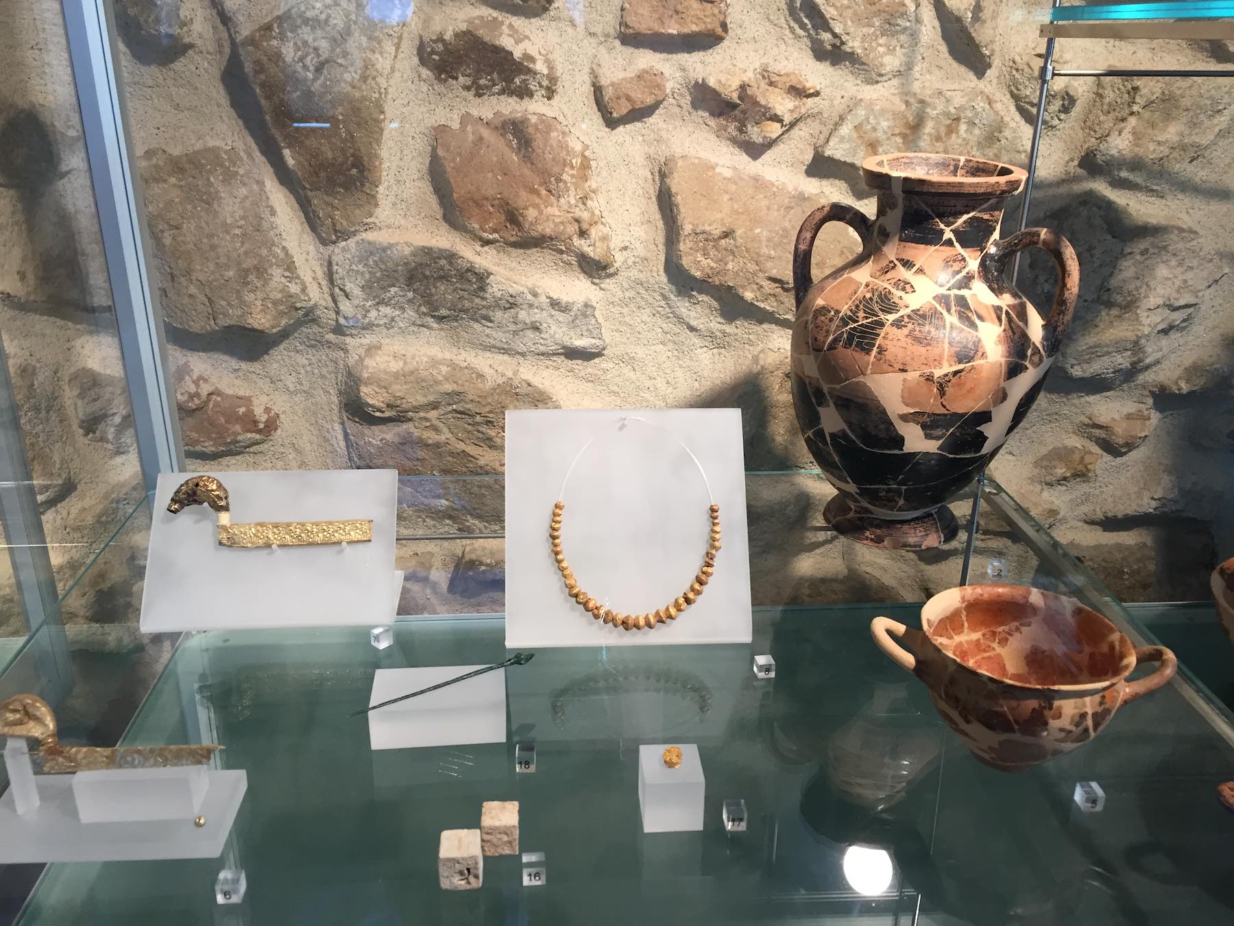 The art of jewelry-making nearly 3,000 years ago in ancient Etruria - Isidoro Falchi Museum in Vetulonia, Tuscany