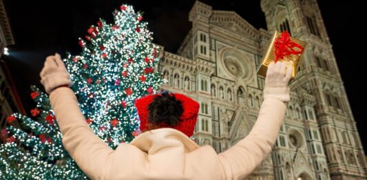 Christmas in Florence Tuscany Italy