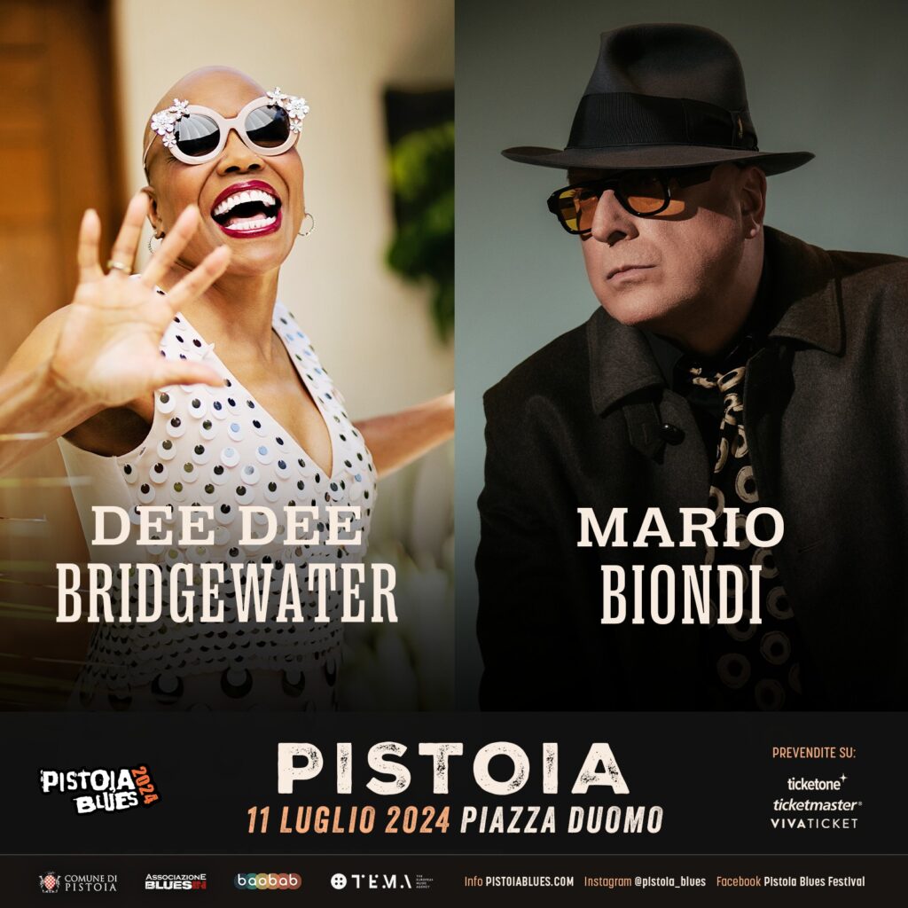 Mario Biondi and Dee Dee Bridgewater at the Pistoia Blues Festival 2024