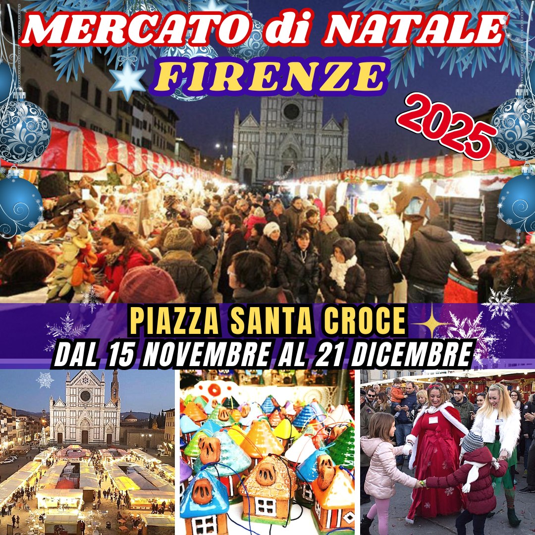 Piazza Santa Croce Christmas Market - Christmas Markets in Florence