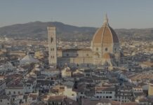 How to Get from Pisa Airport to Florence – The Ultimate 2025 Guide Panoramic view of Florence, Italy, a popular destination for visitors traveling from Pisa Airport to Florence, featuring the Cathedral of Santa Maria del Fiore, Giotto’s Bell Tower, and the surrounding historic center
