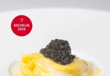 Michelin Star Tuscany: Florence Welcomes a New Michelin-Starred Restaurant Michelin Star Tuscany: Florence Welcomes a New Michelin-Starred Restaurant: Signature pasta dish topped with caviar at Luca’s Restaurant in Florence, photographed for the restaurant’s Michelin 2026 announcement. (promotional image)