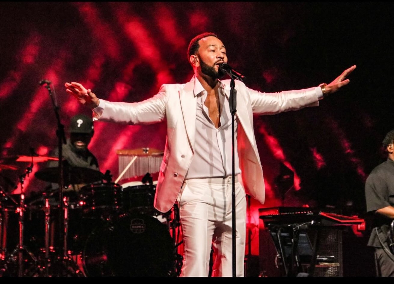 John Legend performs live — promotional photo for his “A Night of Songs and Stories” show at Lucca Summer Festival on Sunday, July 5, 2026.