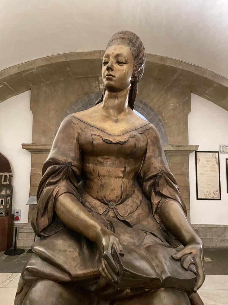 The Legacy of the Last Medici: Free Museums in Florence on Feb 18 1 Statue of Anna Maria Luisa de’ Medici, the Electress Palatine, located at the Museo delle Cappelle Medicee. As the last of the Medici line, her "Family Pact" ensured the family's vast art collection would remain in Florence forever.