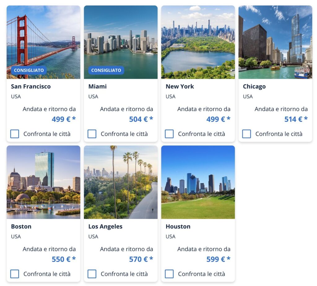 Italy to USA Flights: Summer 2026 Deals from Italy