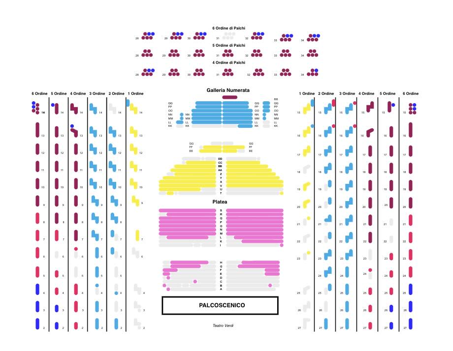 Malika Ayane in Florence: Tickets and Dates for the "A Teatro 2026" Tour 1 Malika Ayane in Florence - Seat map