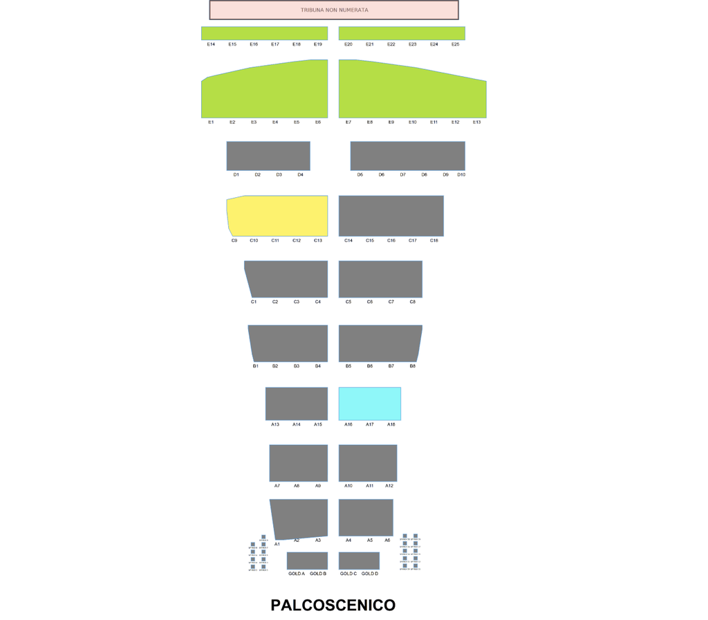 Andrea Bocelli in Tuscany 2027: Two Dates, Tickets and Tips 3 Teatro del Silenzio seating plan — click the image to choose your seat