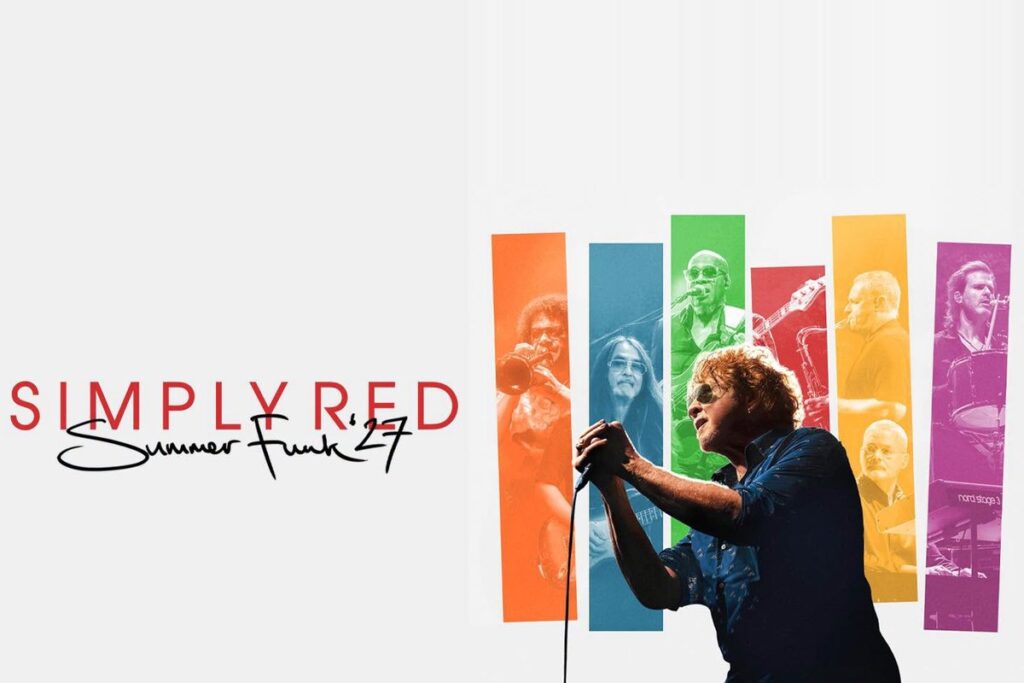 Lucca 11 Simply Red on the Summer Funk ’27 tour, with Mick Hucknall and the band